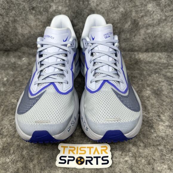 Nike Zoom Fly 6 Running Shoes Mens Sz 10.5 Womens Sz 12 Ghost Blue FN8455-004 - Picture 2 of 8